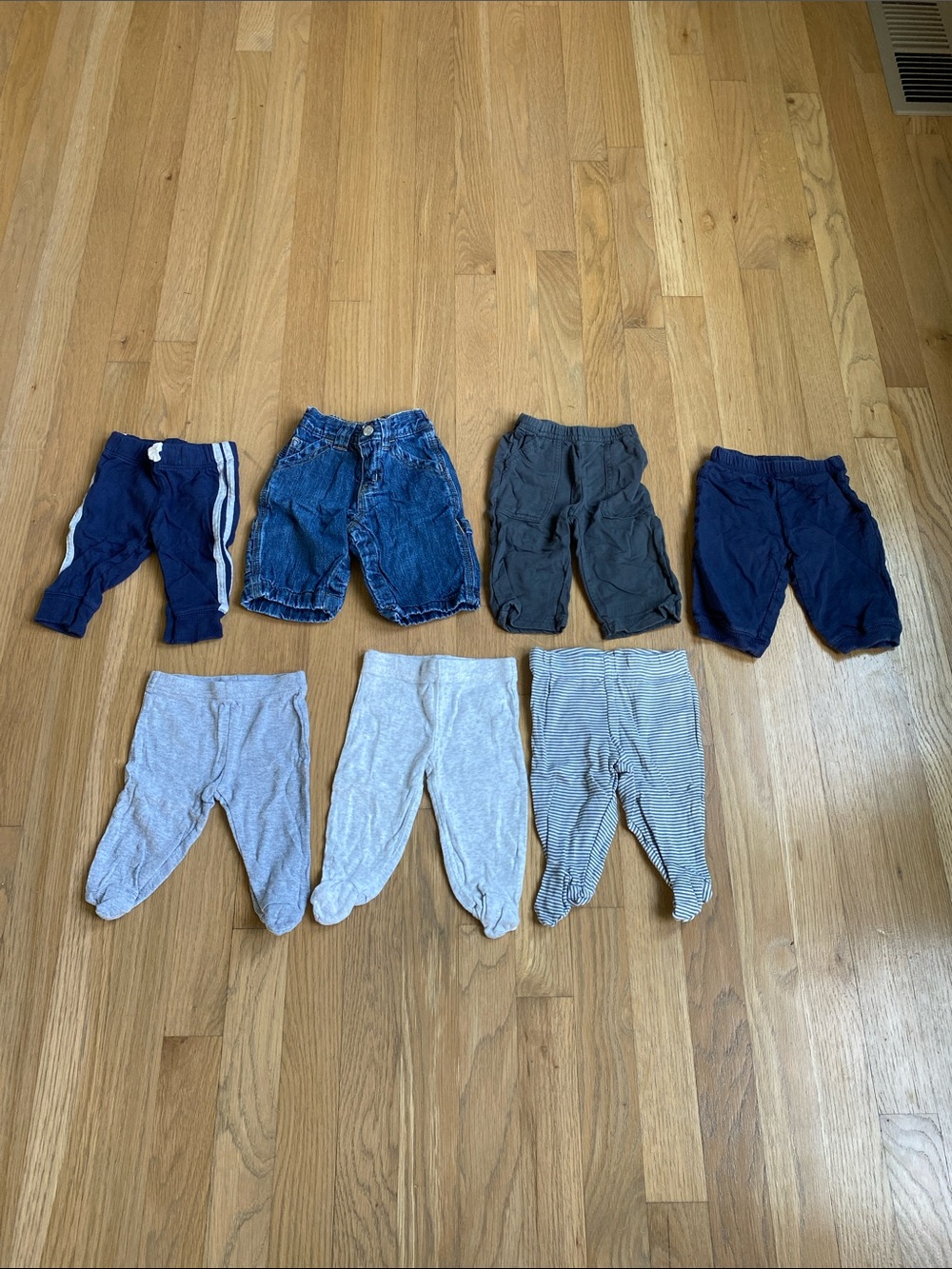 Carter's Baby Boys Assorted Pants and Footed Bottoms - Blue, Gray, Navy